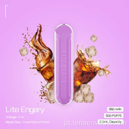 LENSEN 600 PUFFS VAPERIZE DE VAPORRIZE DESPONSÍVEL